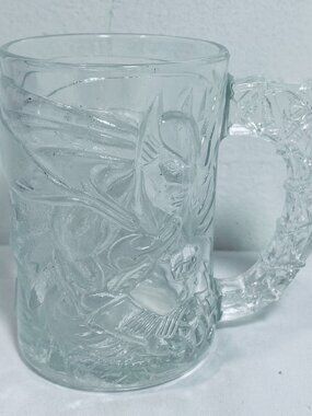 VNTG Batman McDonald's 1995 Batman Forever Glass Mug France EUC